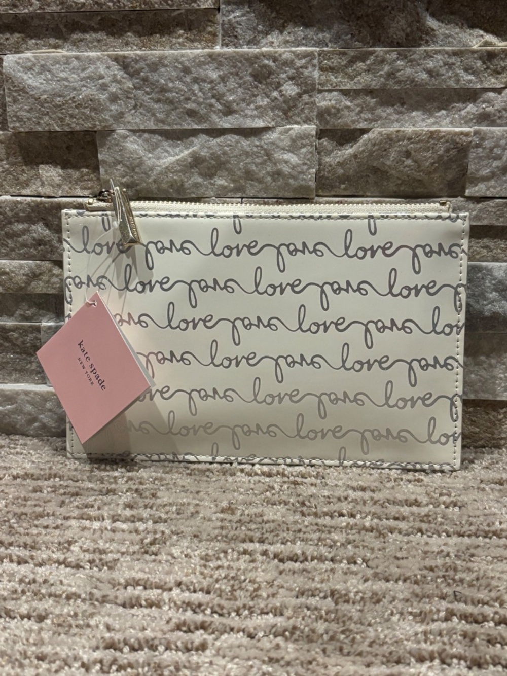 Kate Spade “ Love” Pencil Pouch - Picture 3 of 4